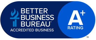 BBB Accredited Business A+ Rating