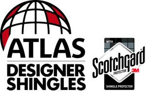 Home atlas designer shingles featuring scotchgard lock up