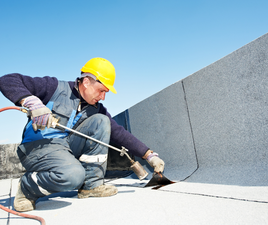 commercial roofing work