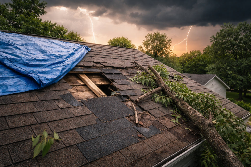 Storm Damage Roof Repair Shreveport